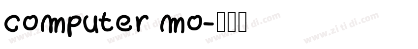 computer mo字体转换